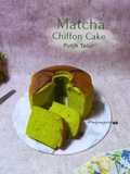 Matcha Chiffon Cake Putih Telur