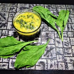 Dahi palak A picture of Dahi palak.