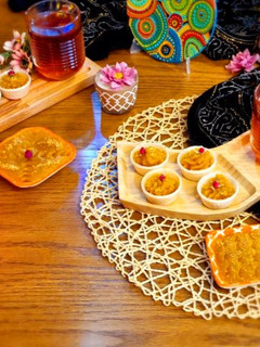 عکسی از دستور حلوا زعفرونی