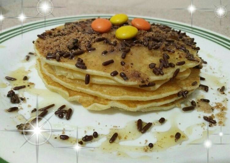 Cara ramu Pancake Eggless  Mudah