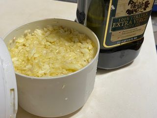 蒜末泡橄欖油/方便/保存/避免發芽