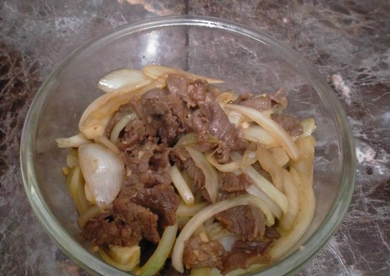 Yakiniku beef ala2 yoshinoya