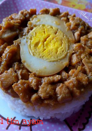 Foto resep nasi tim ayam (11m)