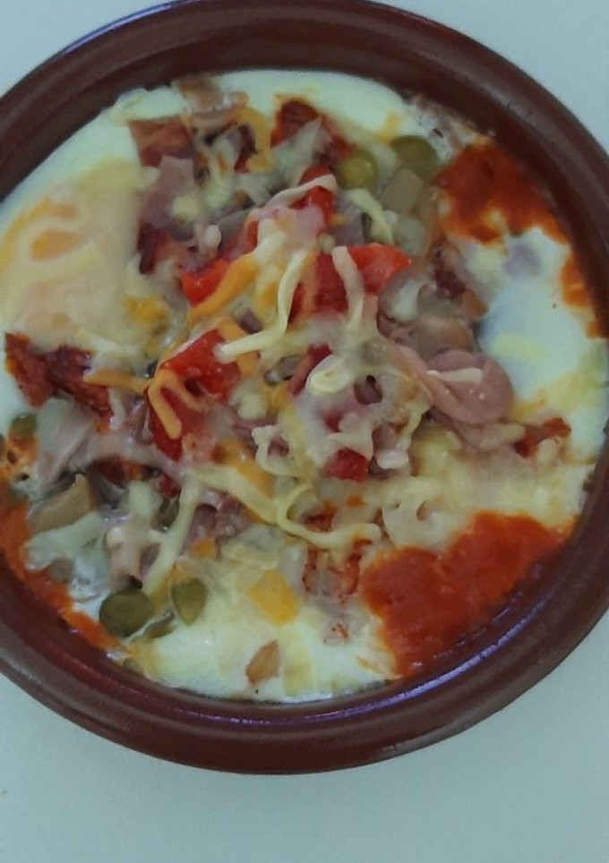 Una foto de Huevos al plato