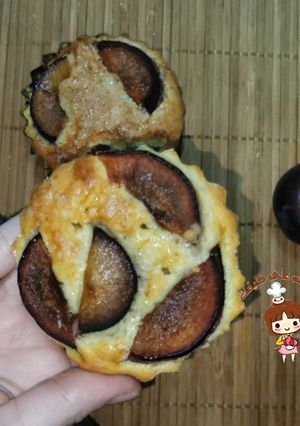 صورة لوصفة كيكة البرقوق