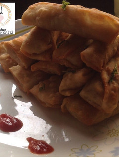 A picture of Homemade spring rolls sheet 2 recipe by Khabs kitchen.