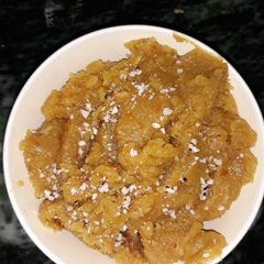 A picture of Melon seeds' halwa.