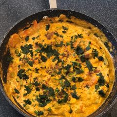 A picture of My family love veg curry.