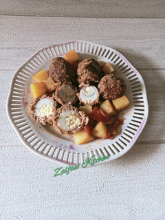 Foto resep Semur Bola - Bola Daging Isi Telur Puyuh