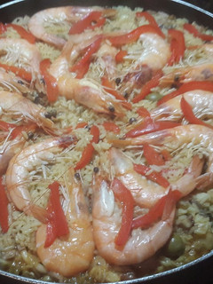 Una foto de Paella de Laterio
