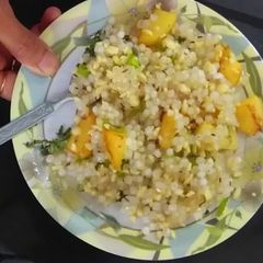 A picture of Sabudana khichdi.