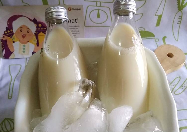 Kiat-kiat mengolah Susu Kacang Kedelai Pas Kentalnya ???? gurih