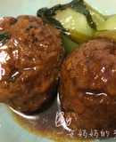 牛年圆圆满满之：红烧狮子头 —— 即食燕麦片来调理，松软有弹性