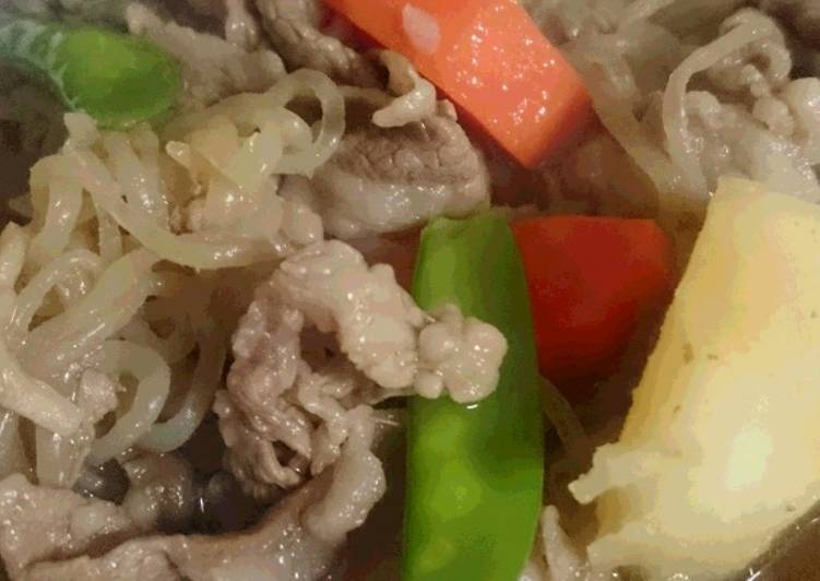 Nikujaga - potato and meat stew  -