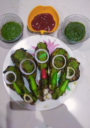 চিলি তন্দুরি চিকেন(murg tandoori with chili recipe in Bengali)) রেসিপির প্রধান ছবি