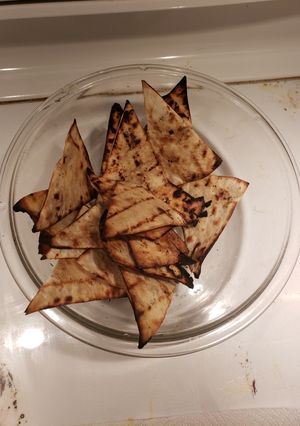 A picture of Grilled Tortilla Chips.