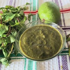 A picture of Aam Pudina ki Chutney.