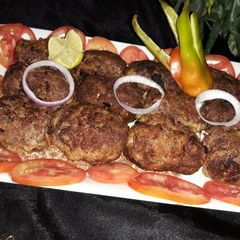 A picture of Gola kabab.