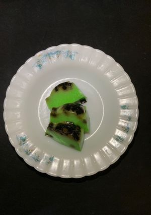 Foto resep Puding santan cincau hitam