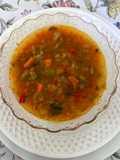 Sopa de verduras -minestrone- a la española!