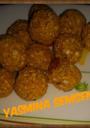 صورة لوصفة كرات الشوفان بالبطاطا