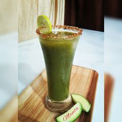 A picture of Raw mango juice (instant Aam panna).