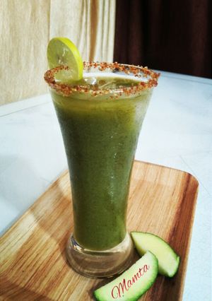 A picture of Raw mango juice (instant Aam panna).