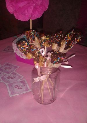 Una foto de Paletitas de cereales y chocolate
