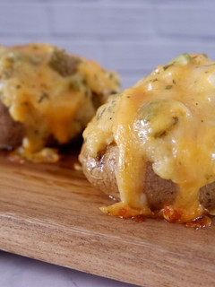 Foto resep Baked Potato Broccoli and Cheese