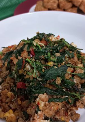 Foto resep Orak arik oncom kemangi