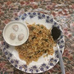 A picture of Carrot Rice.