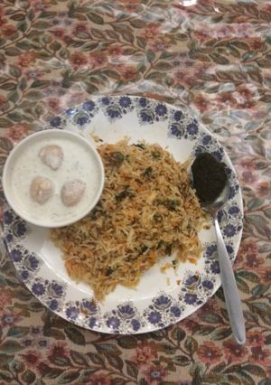 A picture of Carrot Rice.