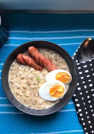 Tejfölös lencsefőzelék recept fotója