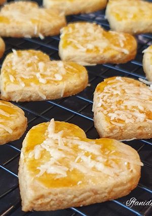 Foto resep 496. Parmesan Love Cookies