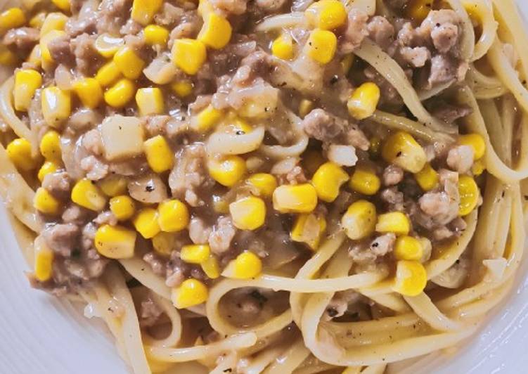 Recipe of Quick Spaghetti with Corn