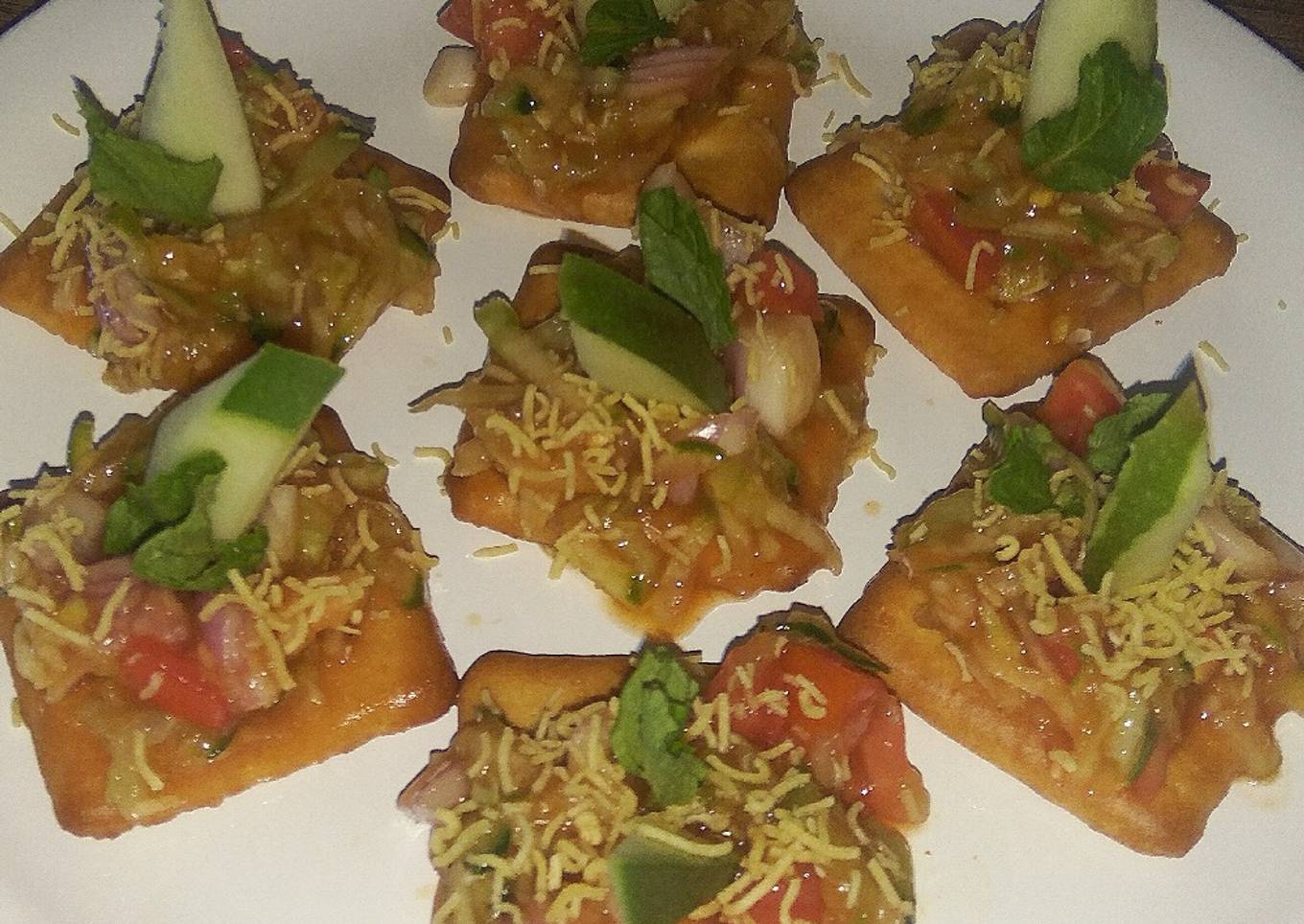 Raw mango tea time chaat