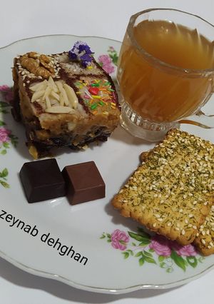 عکسی از دستور رنگینک با دمنوش دارچین ☕