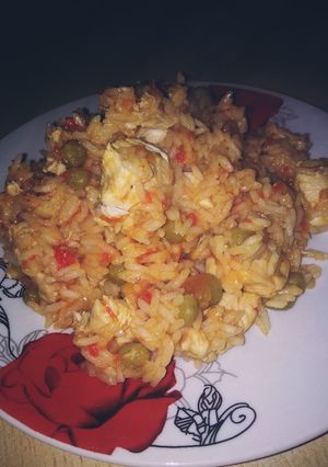 Una foto de Arroz con pollo 🍗