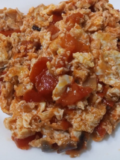 A picture of Simple scrambled eggs.