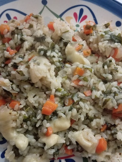 Una foto de Arroz verde vegano de mi Mamá