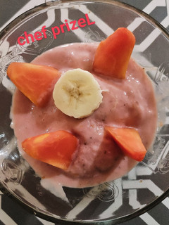 Foto resep Es cream smoothies
