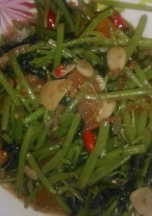 Foto resep Oseng bayam