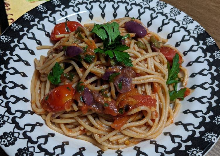 * "Estômago" (Espaguete à putanesca) - Gozhowgos