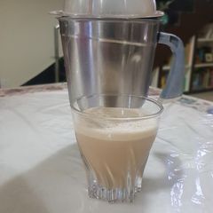 A picture of Walnut and coffee shake.