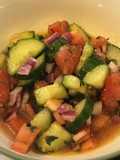 Fresh Cucumber and Tomato Toss