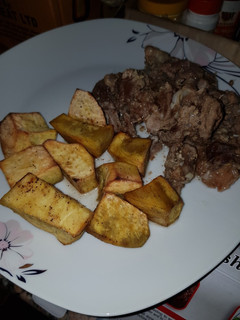 A picture of Roasted sweet potatoes.