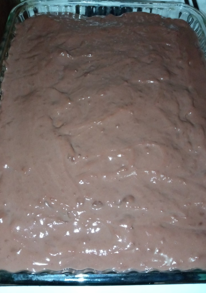 Una foto de Postre express: Vainillas y postre de chocolate