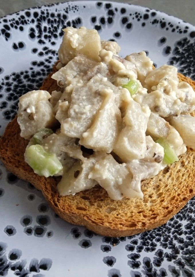 Una foto de Ensalada de berenjena tipo mutabal