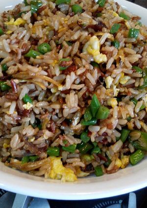 Foto resep nasgor beras merah