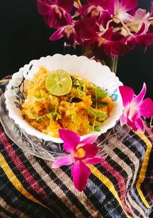 A picture of Quinoa and mixed vegetables pulao.